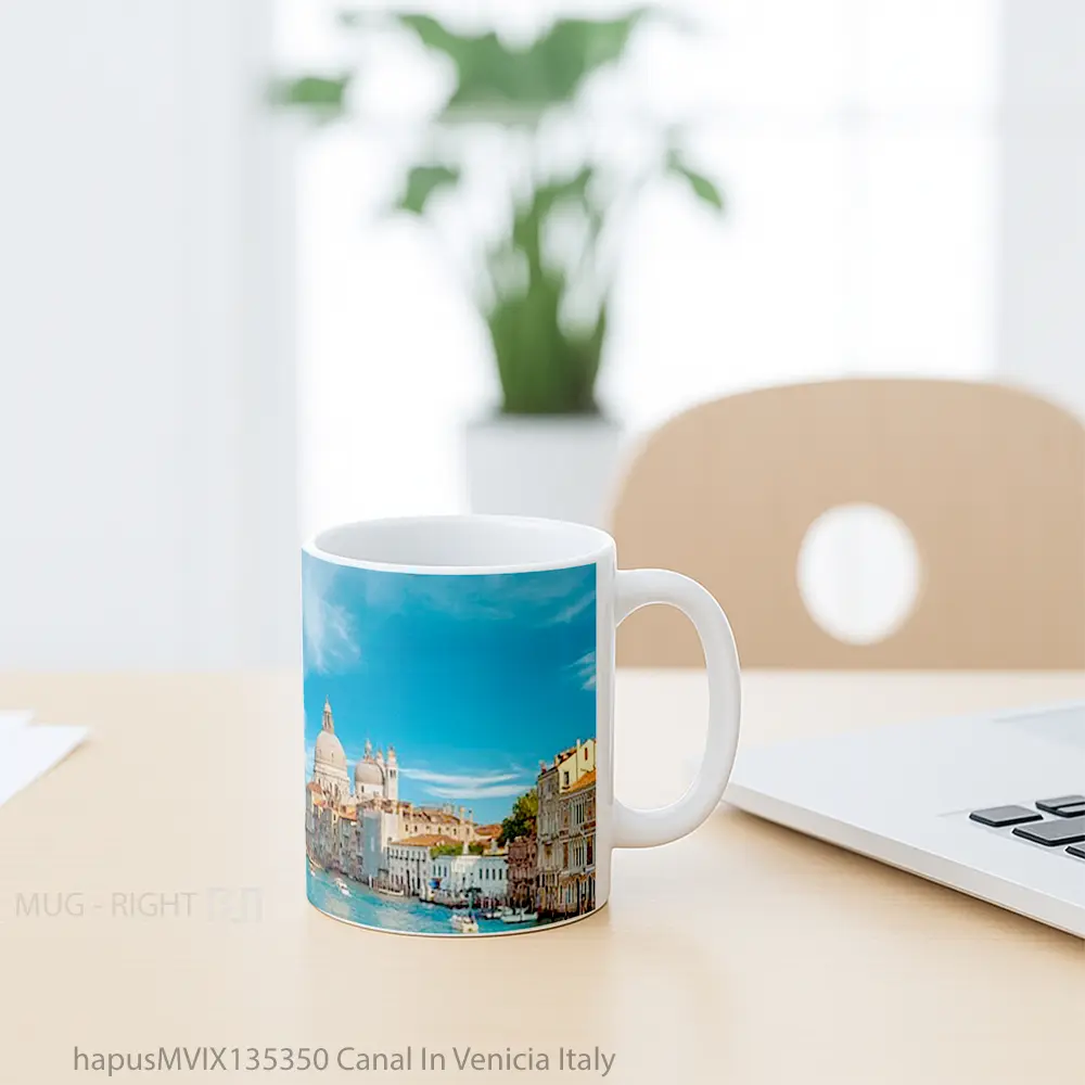 Mug Canal In Venicia Italy Gelas Keramik Unik - All-side / Desain