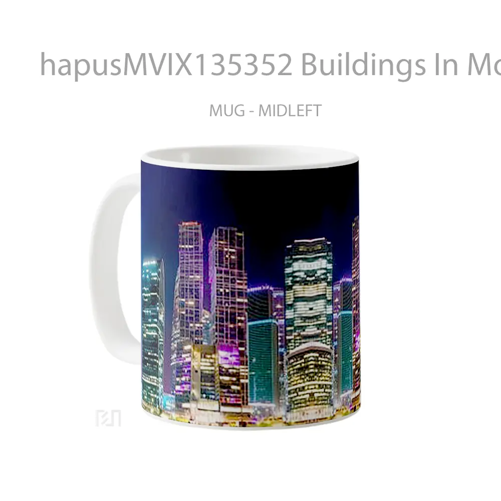 Mug Buildings In Moscow Russia Gelas Keramik Unik - All-side / Desain