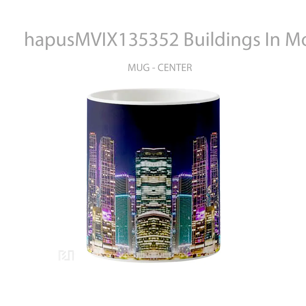 Mug Buildings In Moscow Russia Gelas Keramik Unik