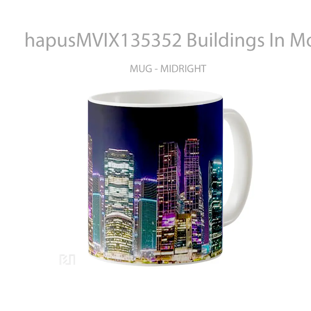 Mug Buildings In Moscow Russia Gelas Keramik Unik - All-side / Desain
