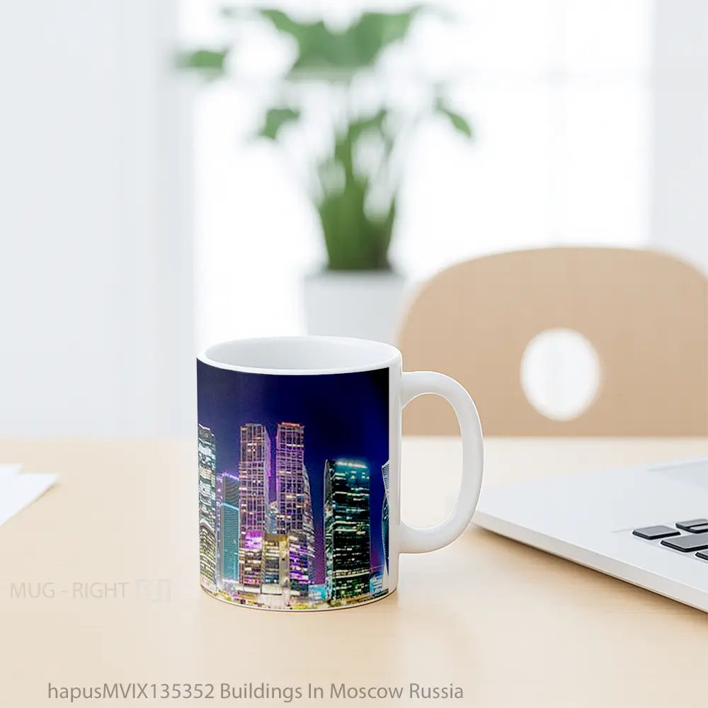 Mug Buildings In Moscow Russia Gelas Keramik Unik - All-side / Desain