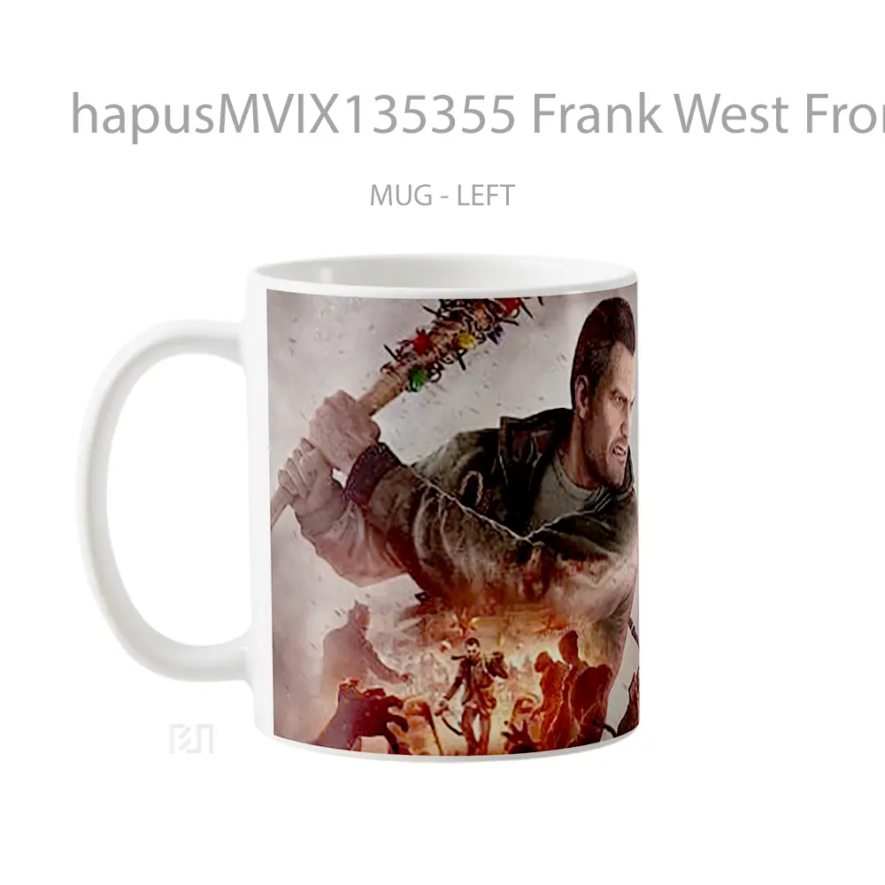 Mug Frank West From Dead Rising 4 Gelas Keramik Unik - All-side / Desain