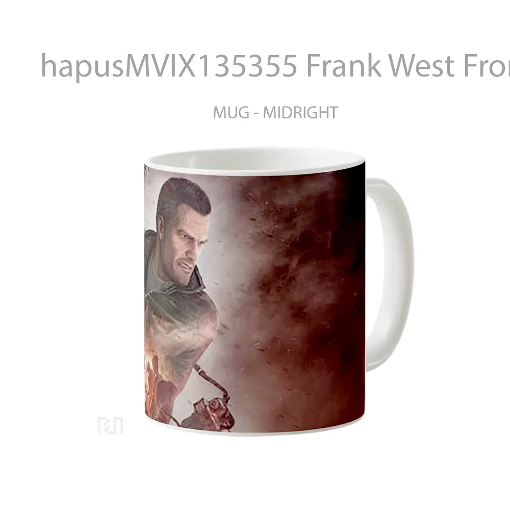Mug Frank West From Dead Rising 4 Gelas Keramik Unik - All-side / Desain