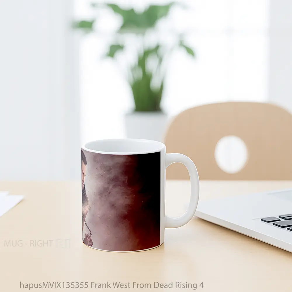 Mug Frank West From Dead Rising 4 Gelas Keramik Unik - All-side / Desain
