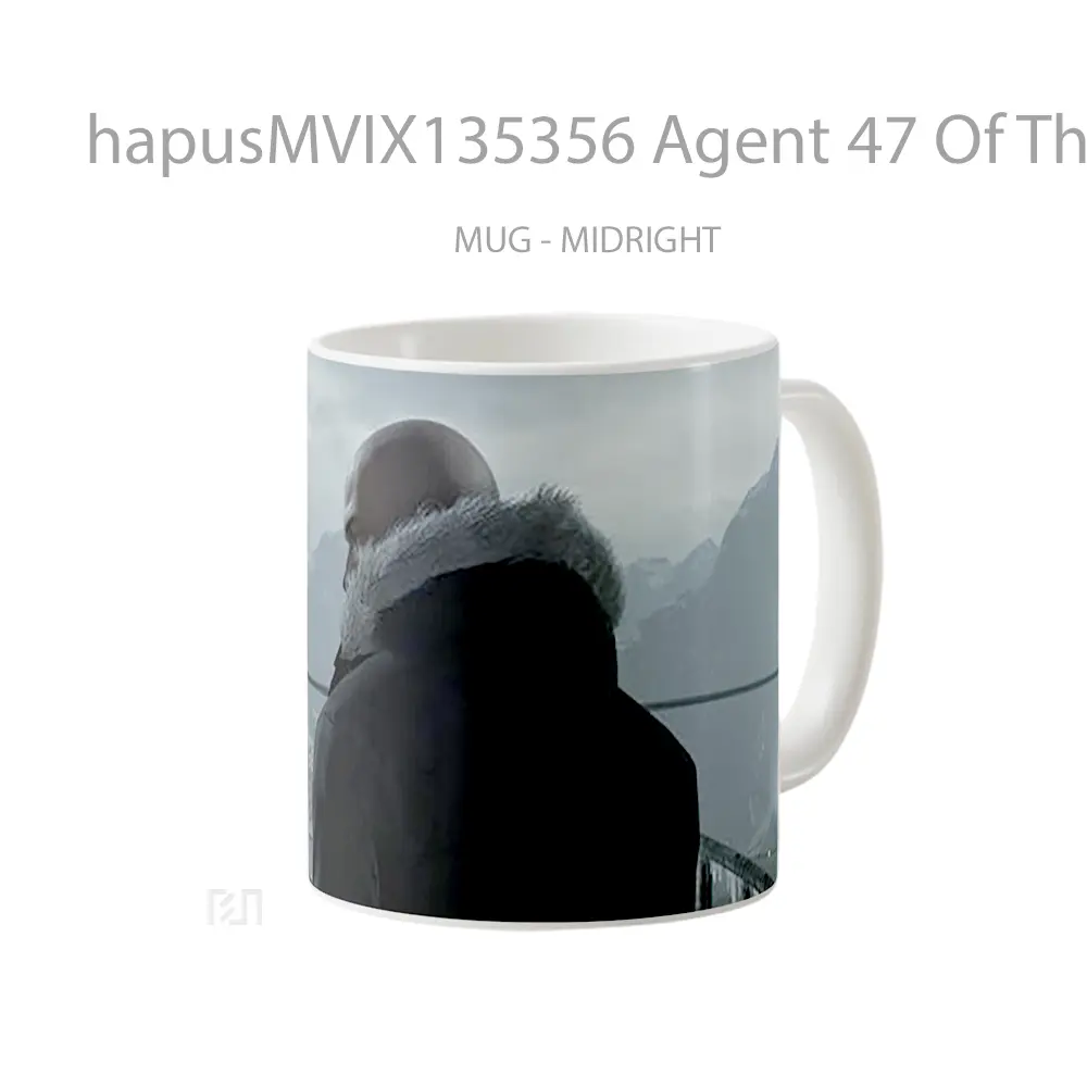 Mug Agent 47 Of The Game Hitman Cangkir Gamer - All-side / Desain