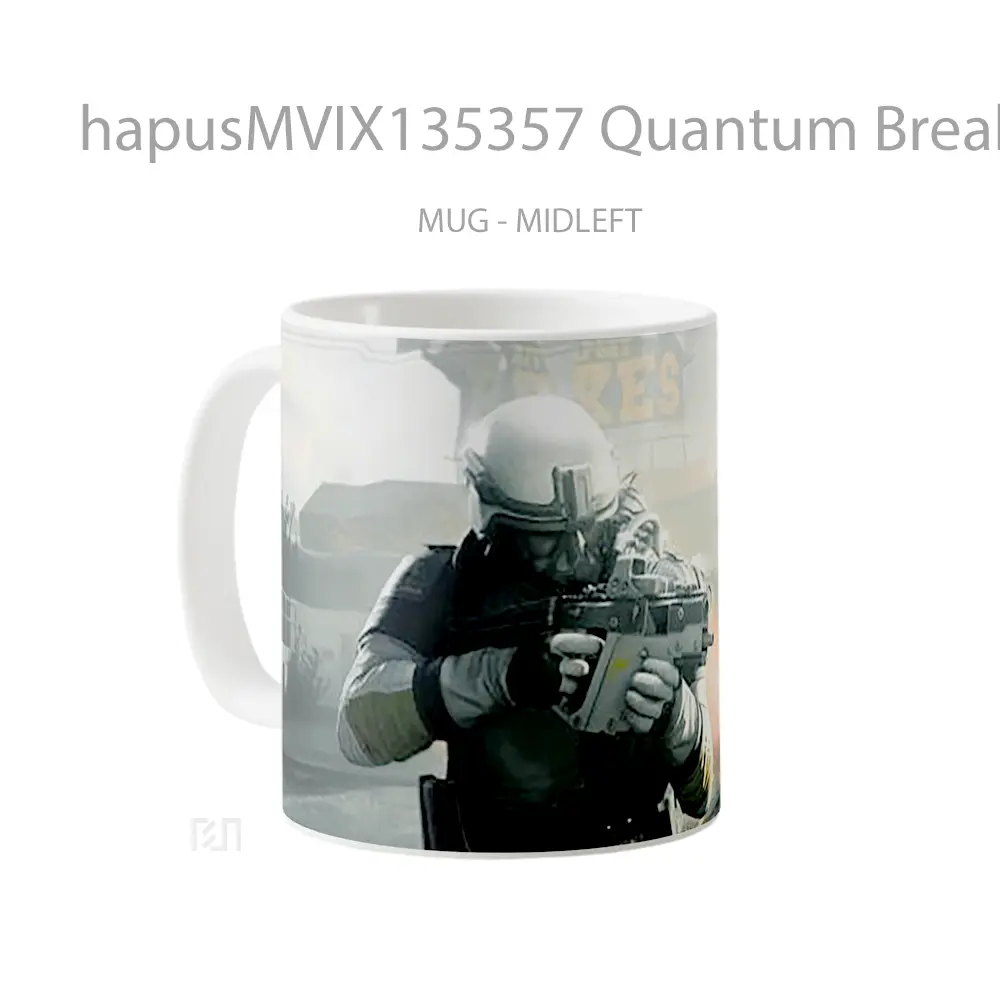 Mug Quantum Break Gelas Keramik Unik - All-side / Desain