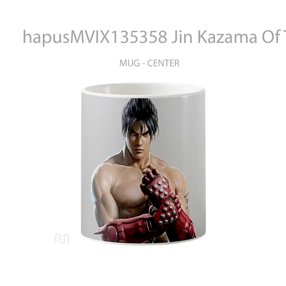 Mug Jin Kazama Of Tekken Gelas Keramik Unik