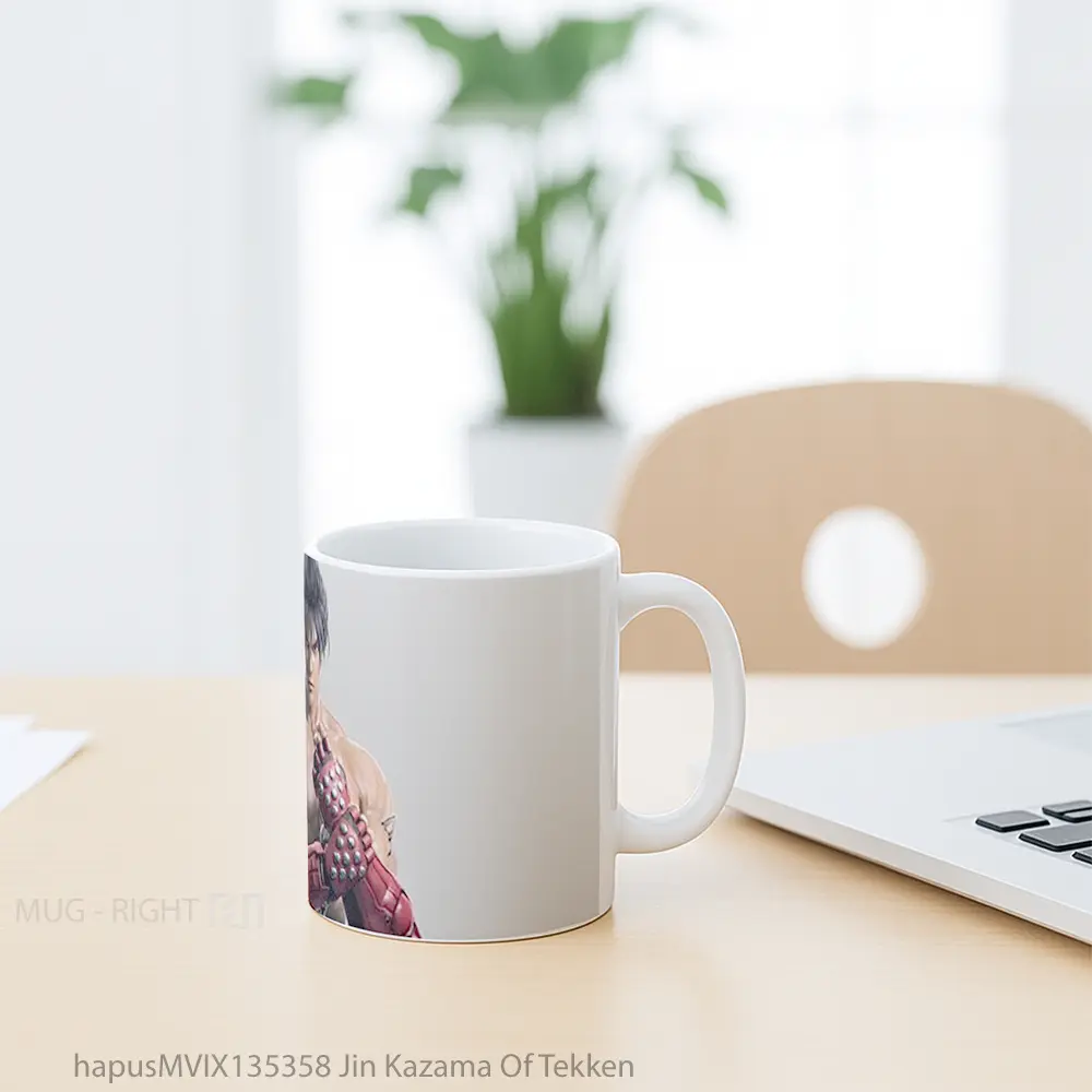 Mug Jin Kazama Of Tekken Gelas Keramik Unik - All-side / Desain