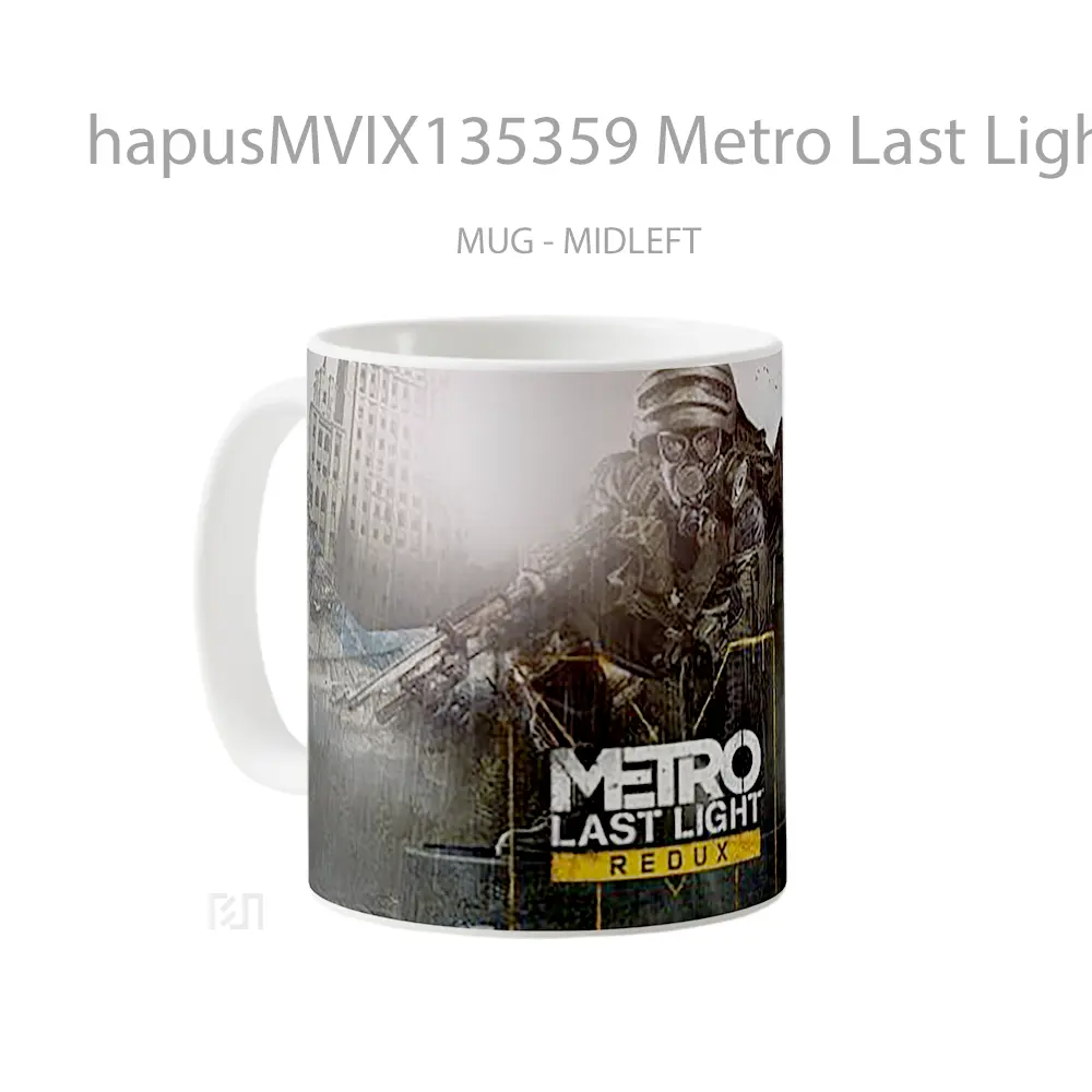 Mug Metro Last Light Redux Gelas Keramik Unik - All-side / Desain