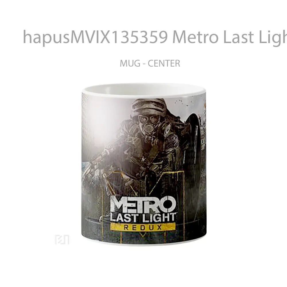 Mug Metro Last Light Redux Gelas Keramik Unik