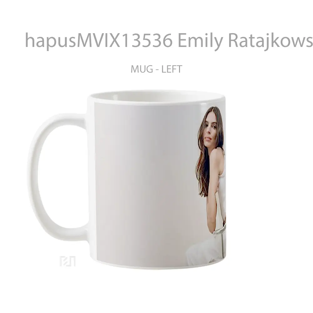 Mug Emily Ratajkowski Garzia Uk Gelas Keramik Unik - All-side / Desain