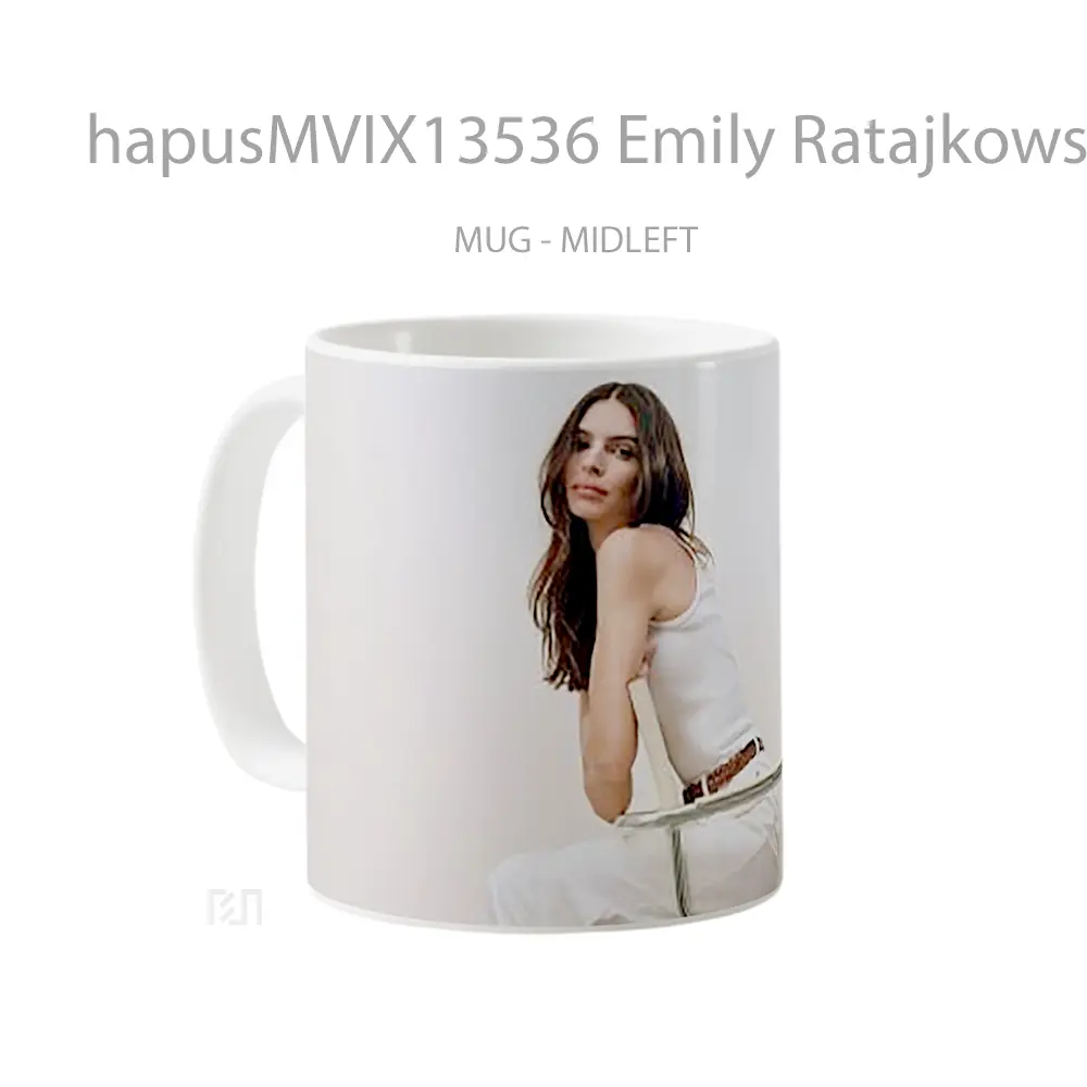 Mug Emily Ratajkowski Garzia Uk Gelas Keramik Unik - All-side / Desain