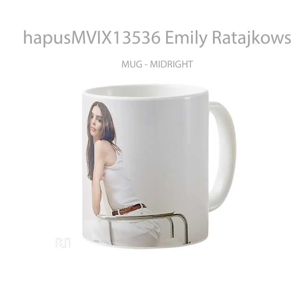 Mug Emily Ratajkowski Garzia Uk Gelas Keramik Unik - All-side / Desain