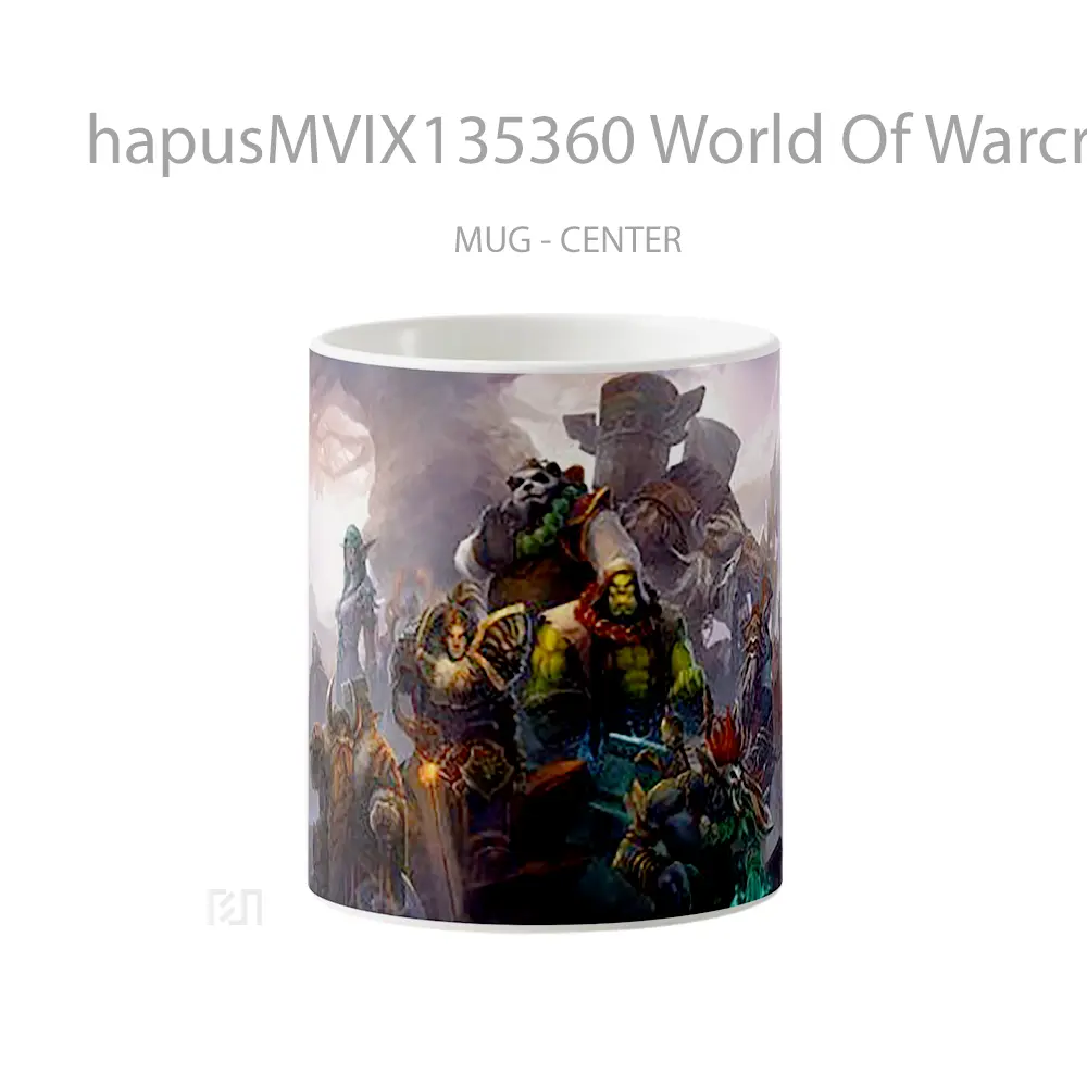 Mug World Of Warcraft Characters Gelas Keramik Unik