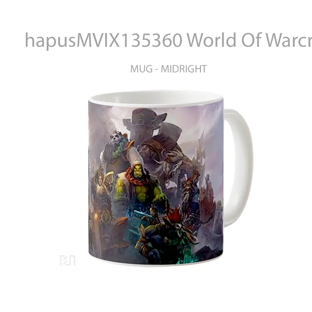 Mug World Of Warcraft Characters Gelas Keramik Unik - All-side / Desain