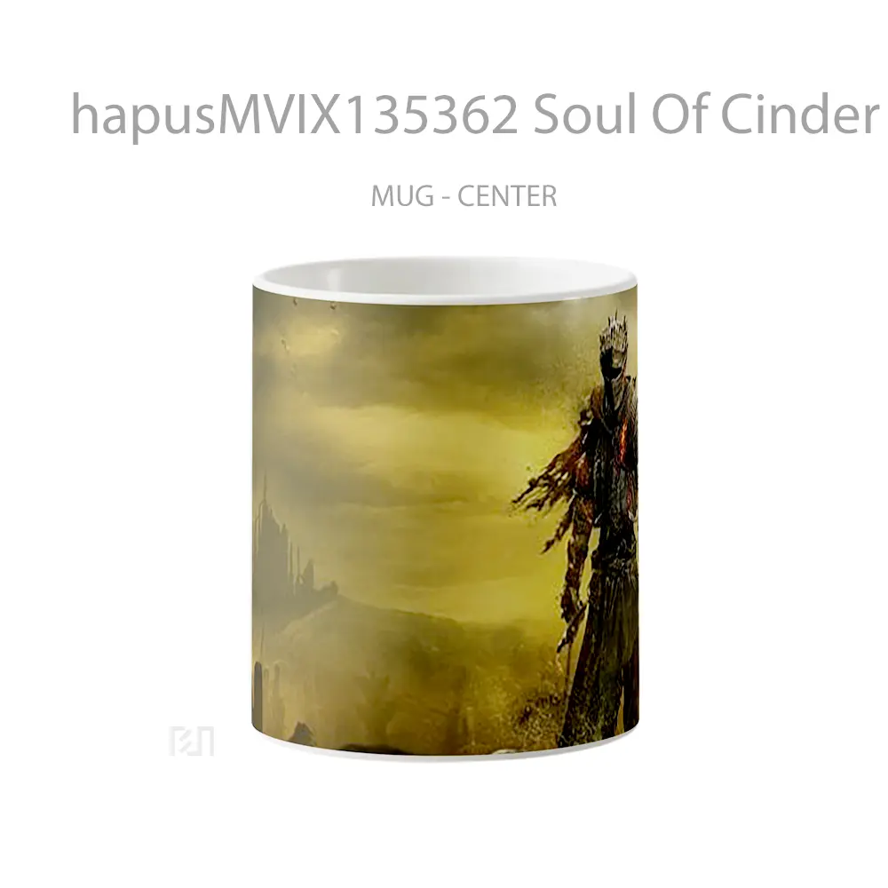 Mug Soul Of Cinder By Dark Souls 3 Gelas Keramik Unik