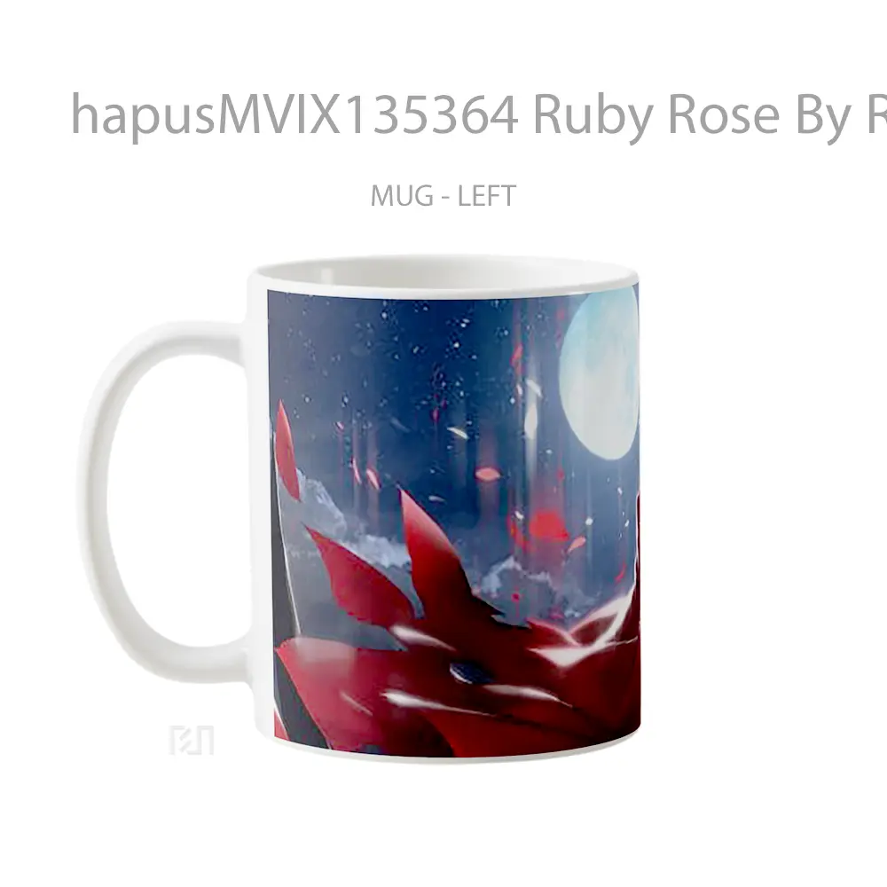 Mug Ruby Rose By Rwby Gelas Keramik Unik - All-side / Desain