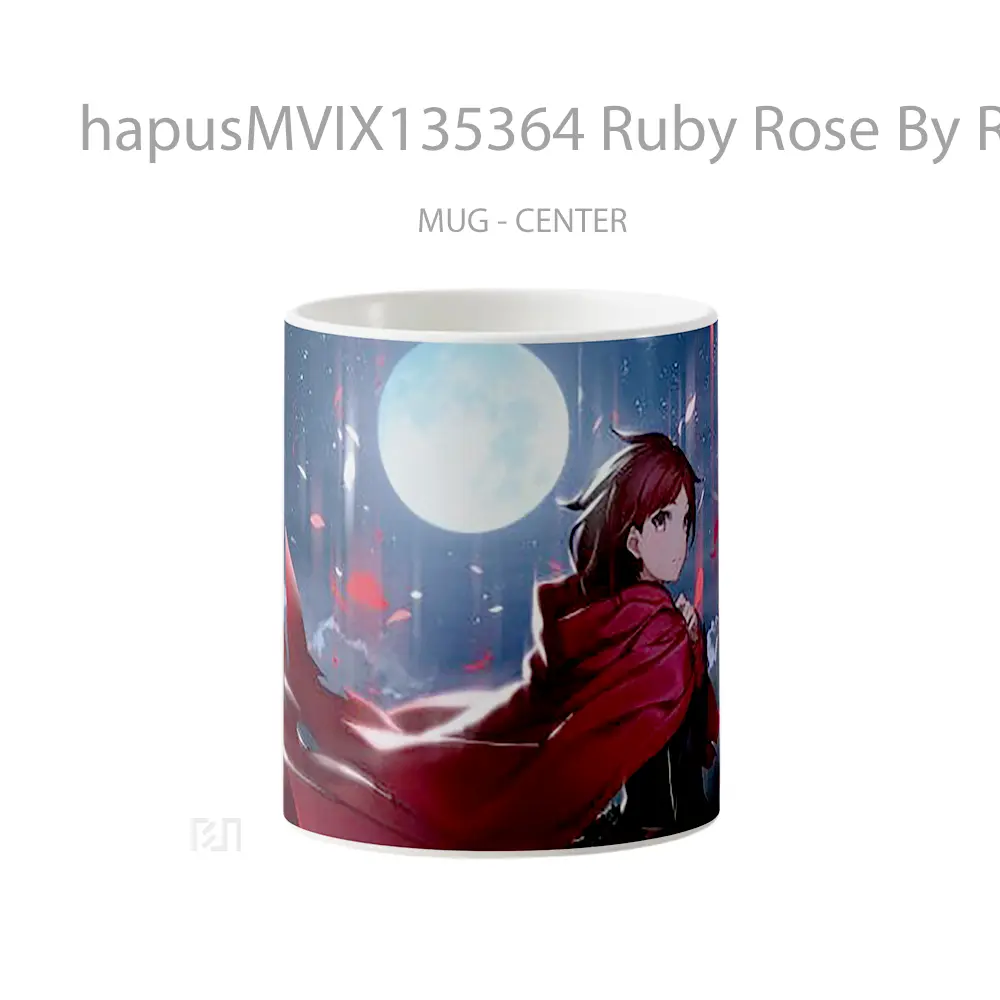 Mug Ruby Rose By Rwby Gelas Keramik Unik