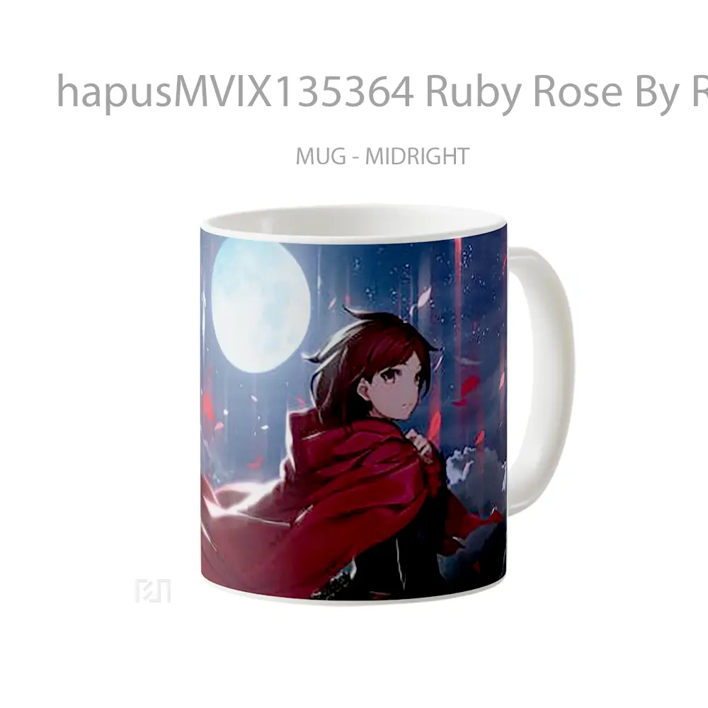Mug Ruby Rose By Rwby Gelas Keramik Unik - All-side / Desain