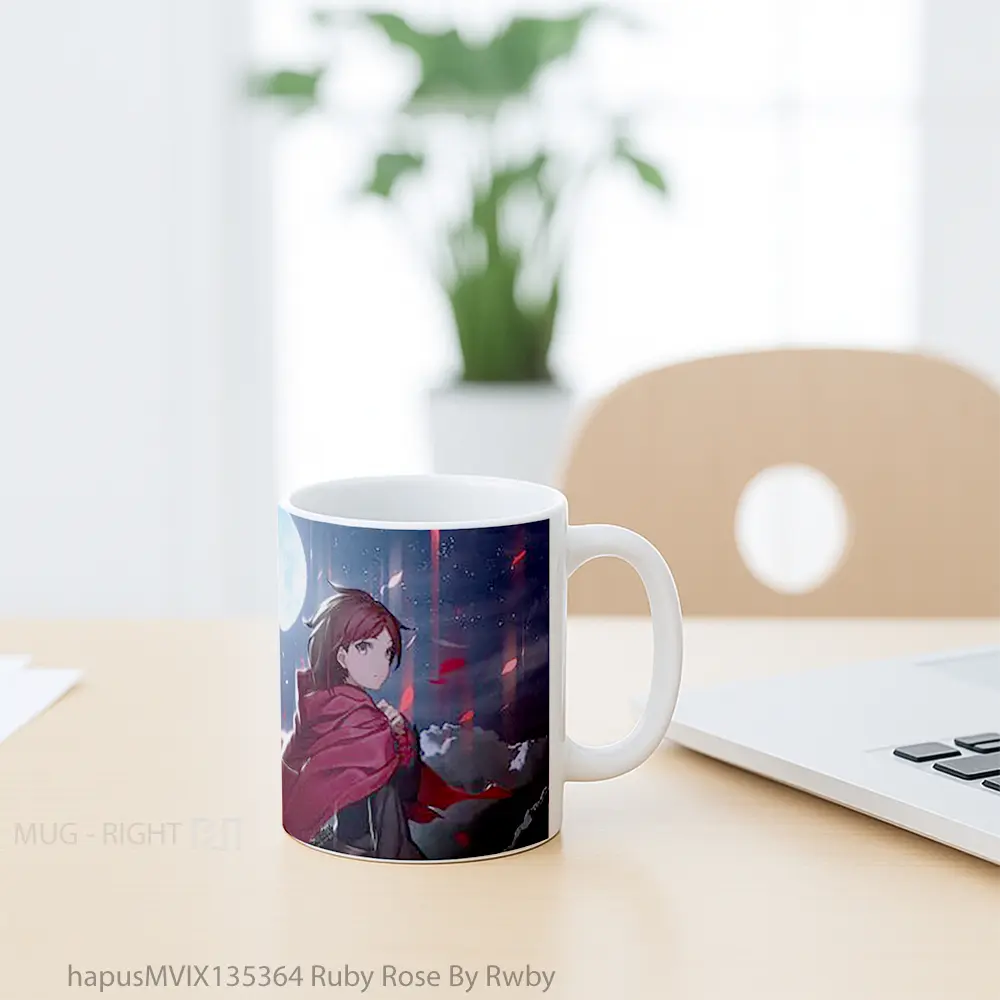Mug Ruby Rose By Rwby Gelas Keramik Unik - All-side / Desain