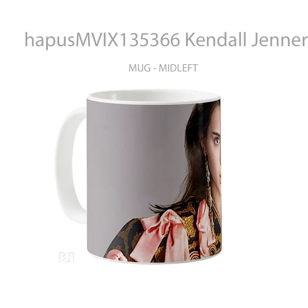 Mug Kendall Jenner At Us Vogue Gelas Selebriti - All-side / Desain