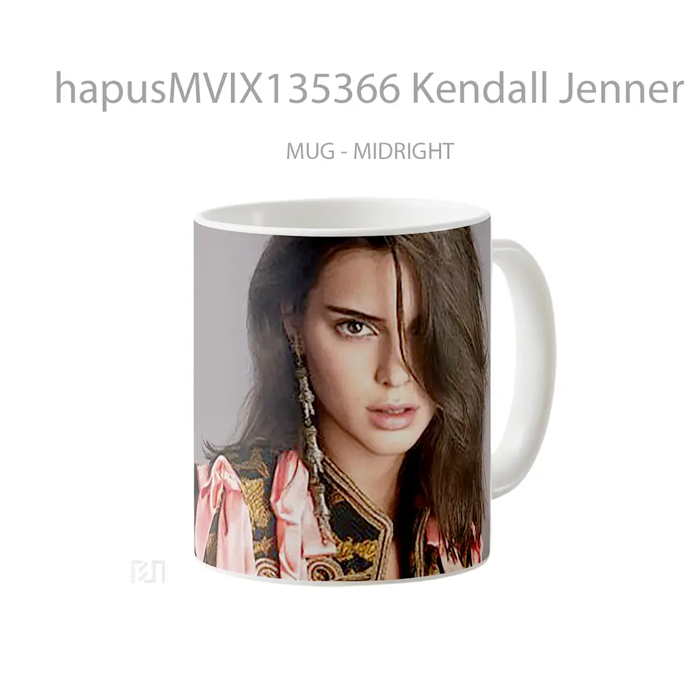 Mug Kendall Jenner At Us Vogue Gelas Selebriti - All-side / Desain