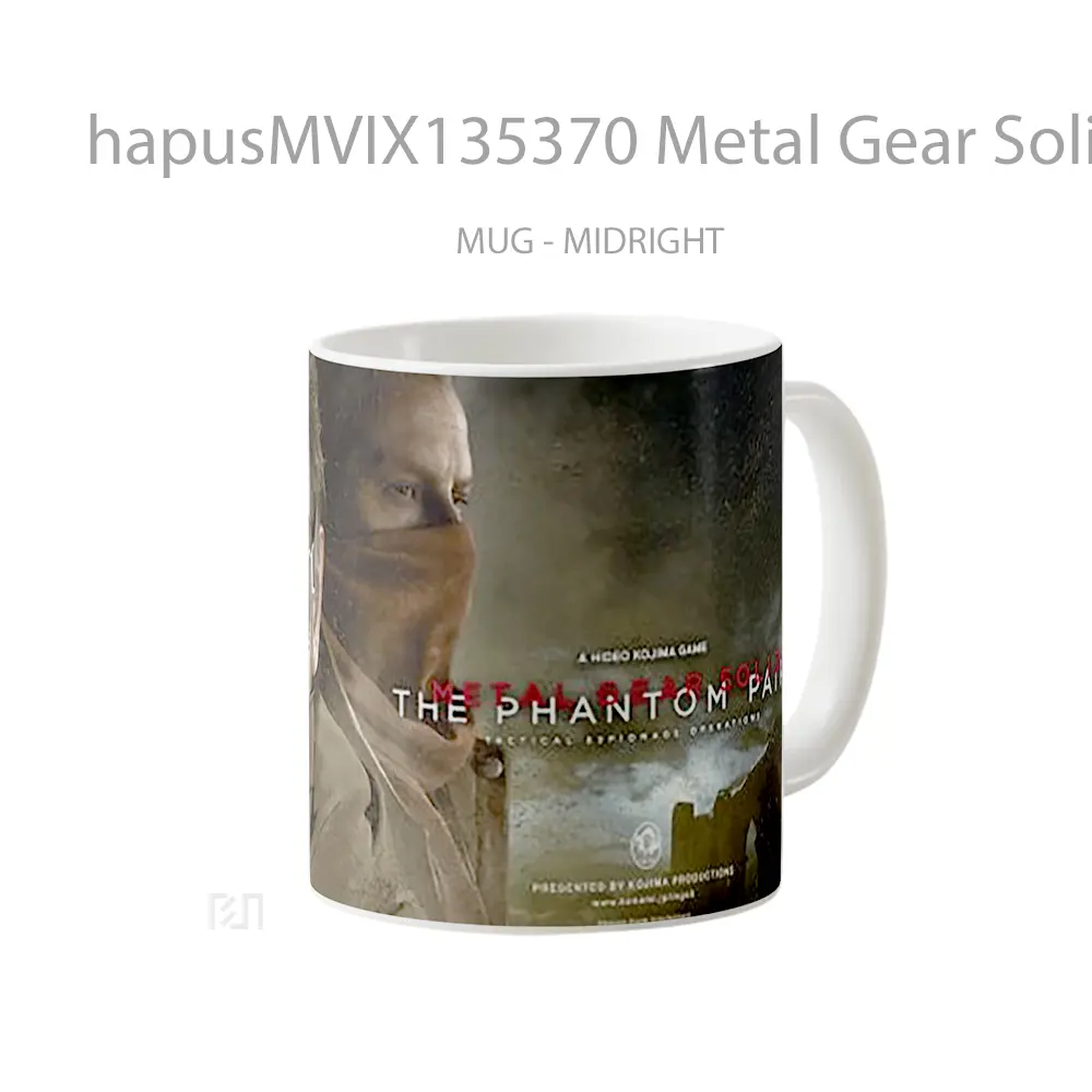 Mug Metal Gear Solid V The Phantom Pain Gelas Keramik Unik - All-side / Desain
