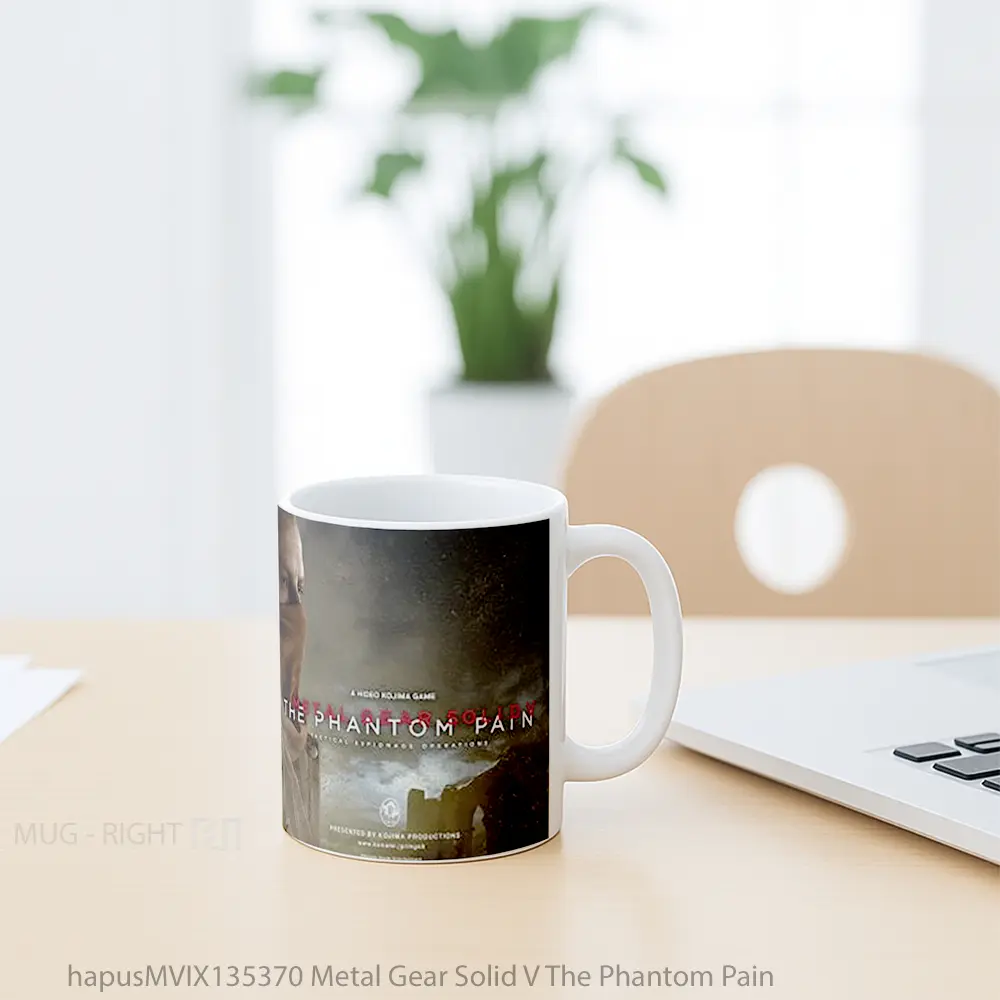 Mug Metal Gear Solid V The Phantom Pain Gelas Keramik Unik - All-side / Desain