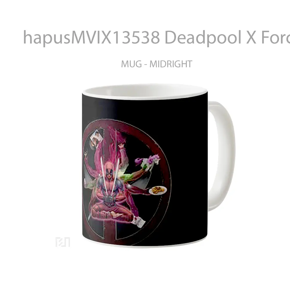 Mug Deadpool X Force V1 Gelas Superhero - All-side / Desain