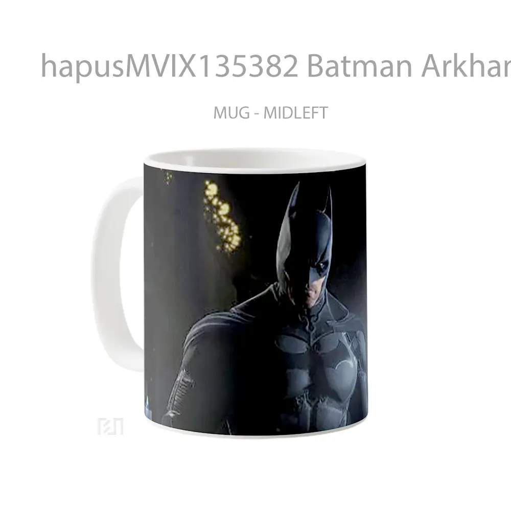 Mug Batman Arkham Origins V1 Gelas Superhero - All-side / Desain