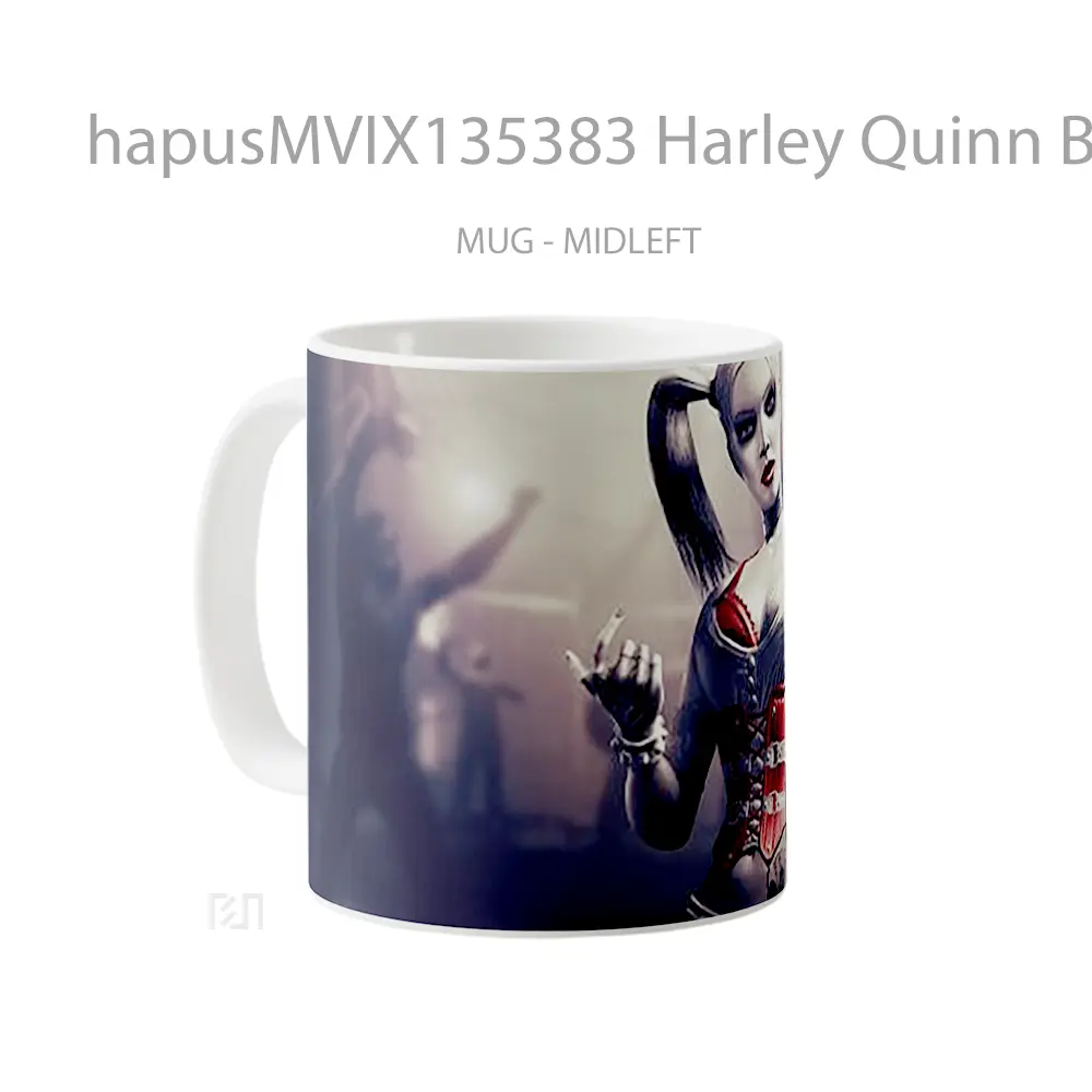 Mug Harley Quinn Batman Arkham City Gelas Superhero - All-side / Desain