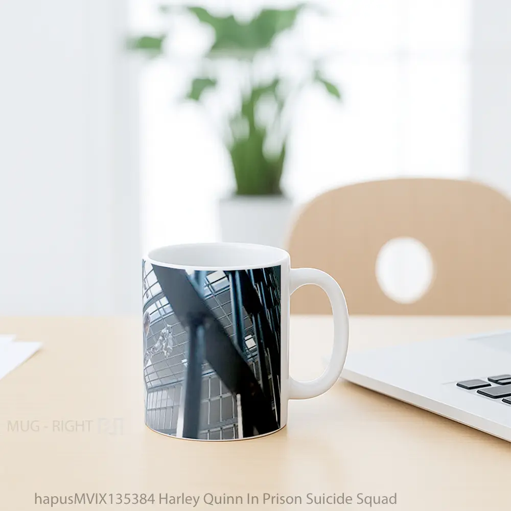Mug Harley Quinn In Prison Suicide Squad Gelas Keramik Unik - All-side / Desain