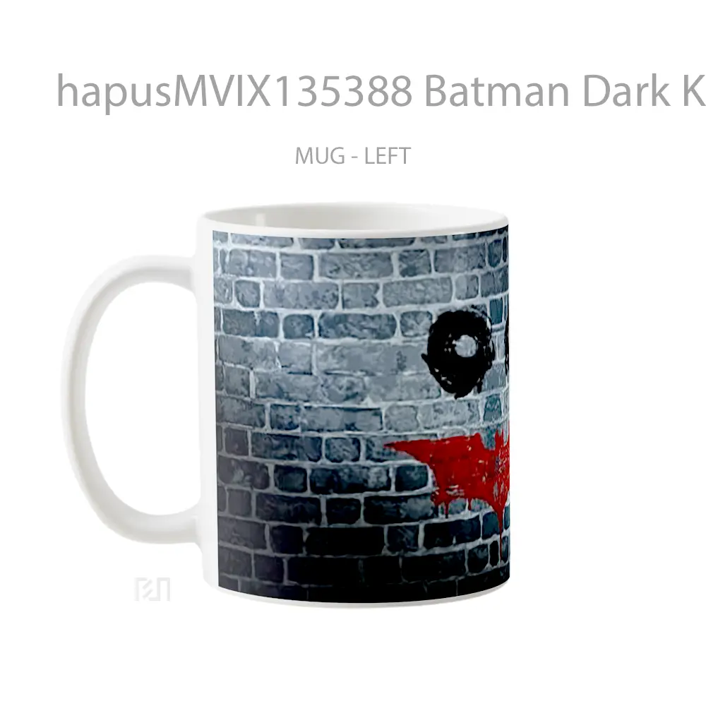 Mug Batman Dark Knight Joker Wall Gelas Superhero - All-side / Desain