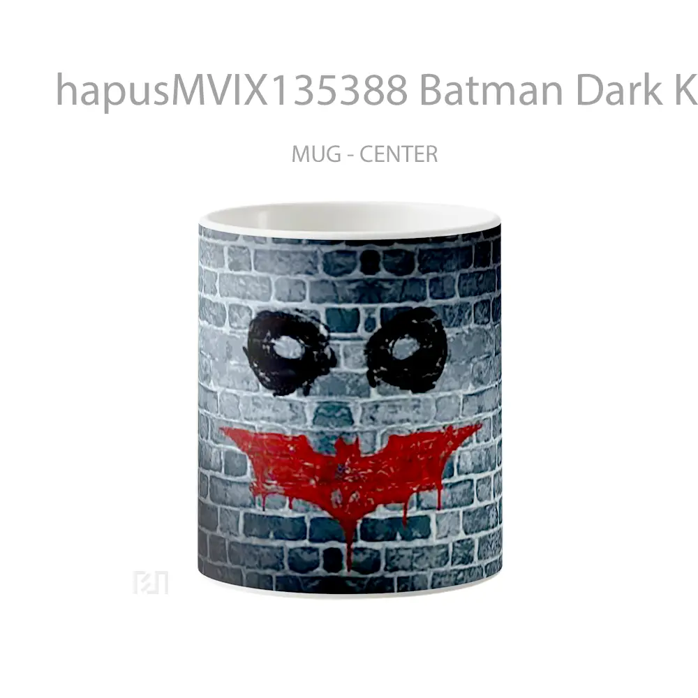 Mug Batman Dark Knight Joker Wall Gelas Superhero