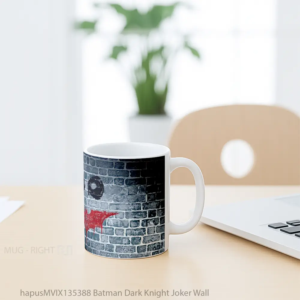 Mug Batman Dark Knight Joker Wall Gelas Superhero - All-side / Desain