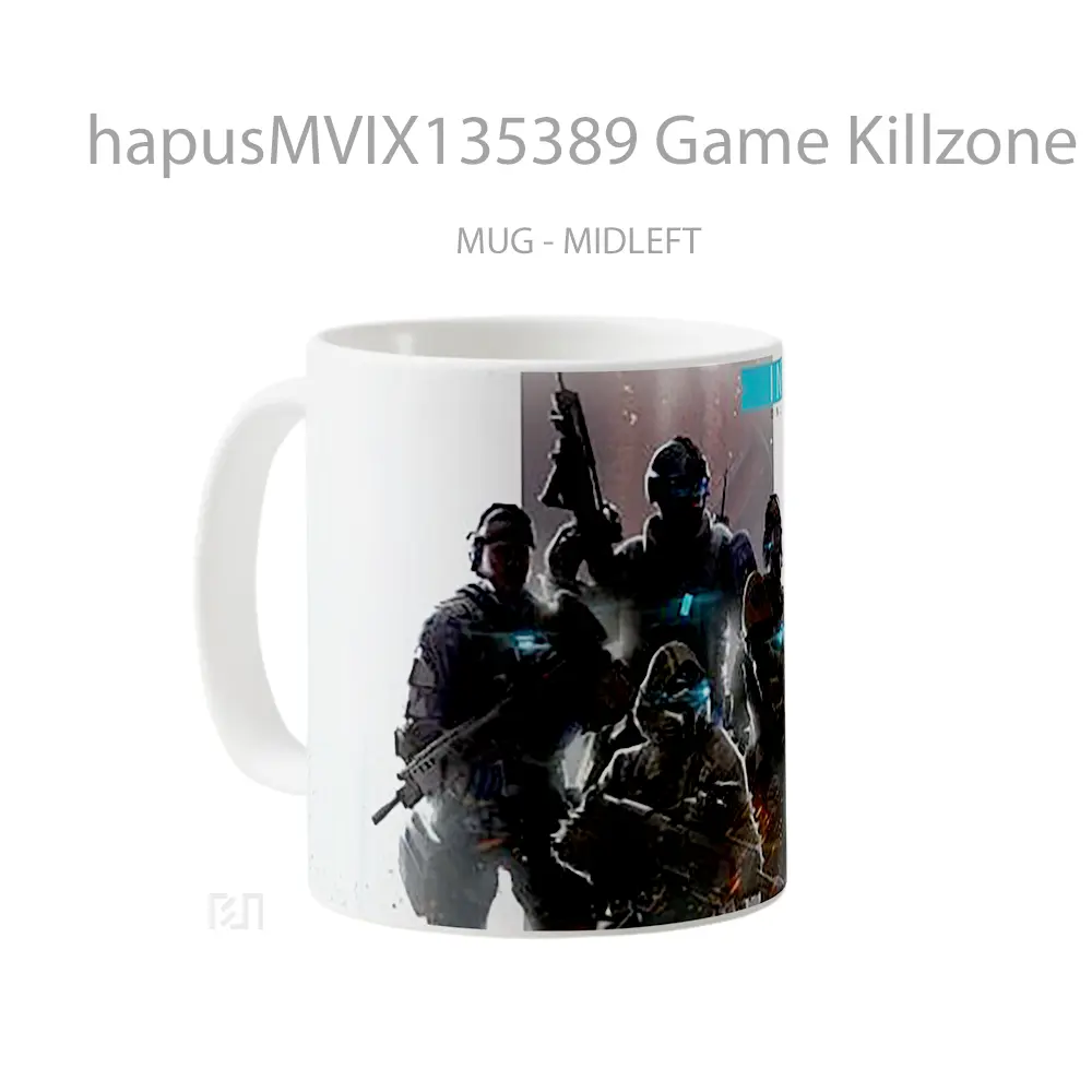 Mug Game Killzone Shadow Fall V1 Cangkir Gamer - All-side / Desain