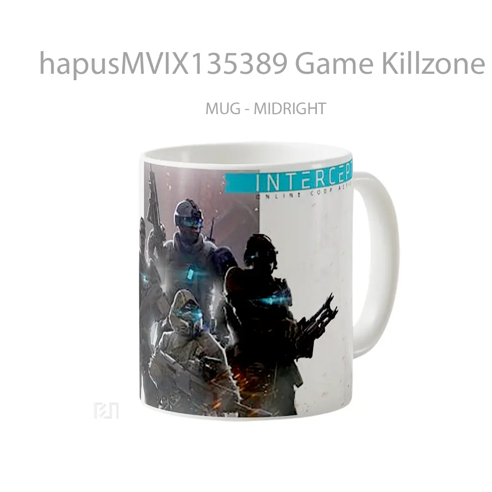 Mug Game Killzone Shadow Fall V1 Cangkir Gamer - All-side / Desain