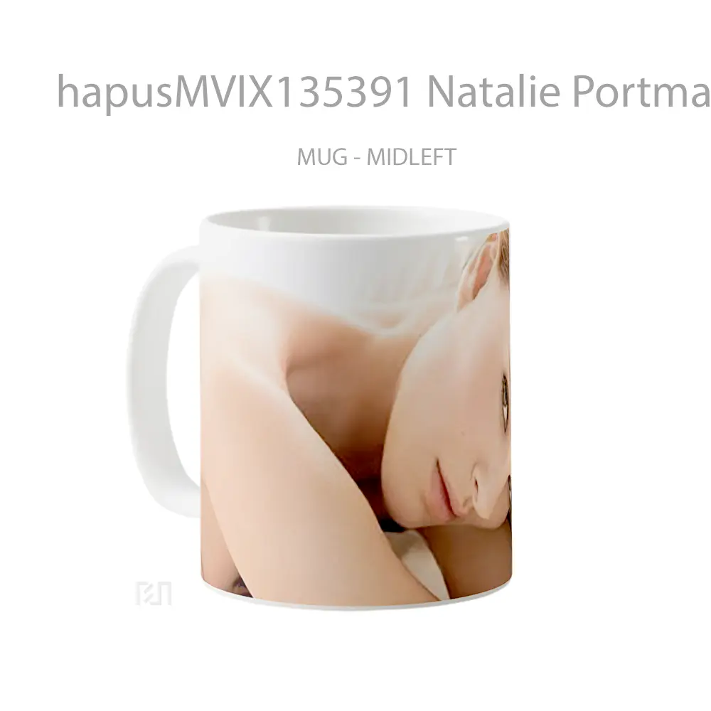 Mug Natalie Portman V2 Gelas Selebriti - All-side / Desain