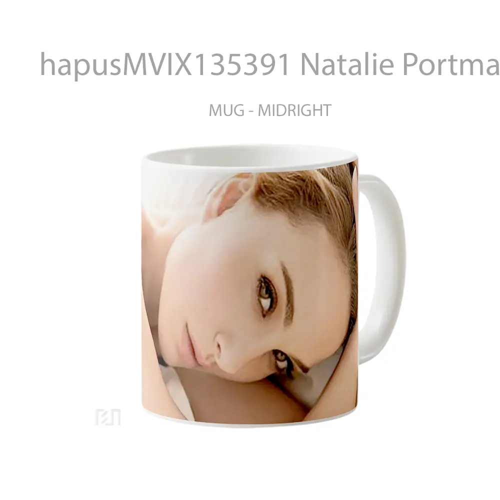 Mug Natalie Portman V2 Gelas Selebriti - All-side / Desain