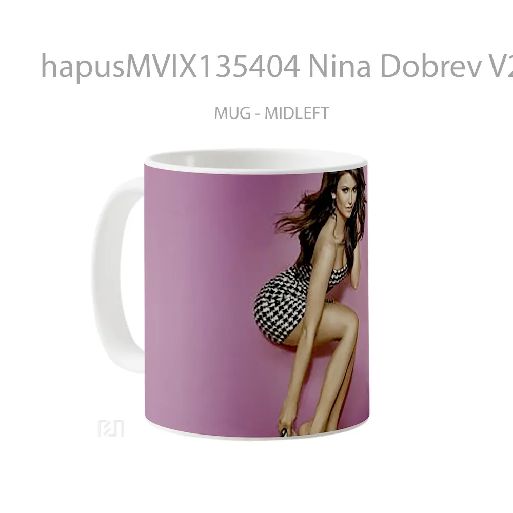 Mug Nina Dobrev V2 Gelas Keramik Unik - All-side / Desain