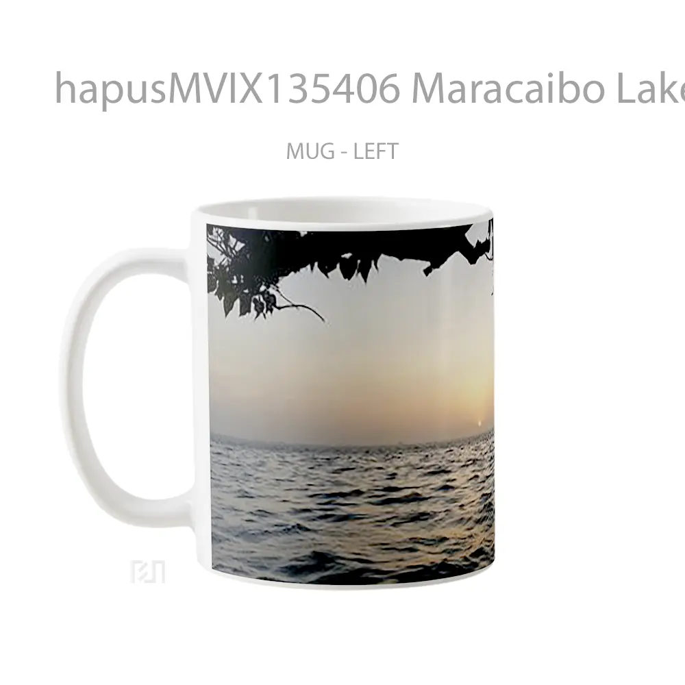 Mug Maracaibo Lake Gelas Pemandangan Alam - All-side / Desain
