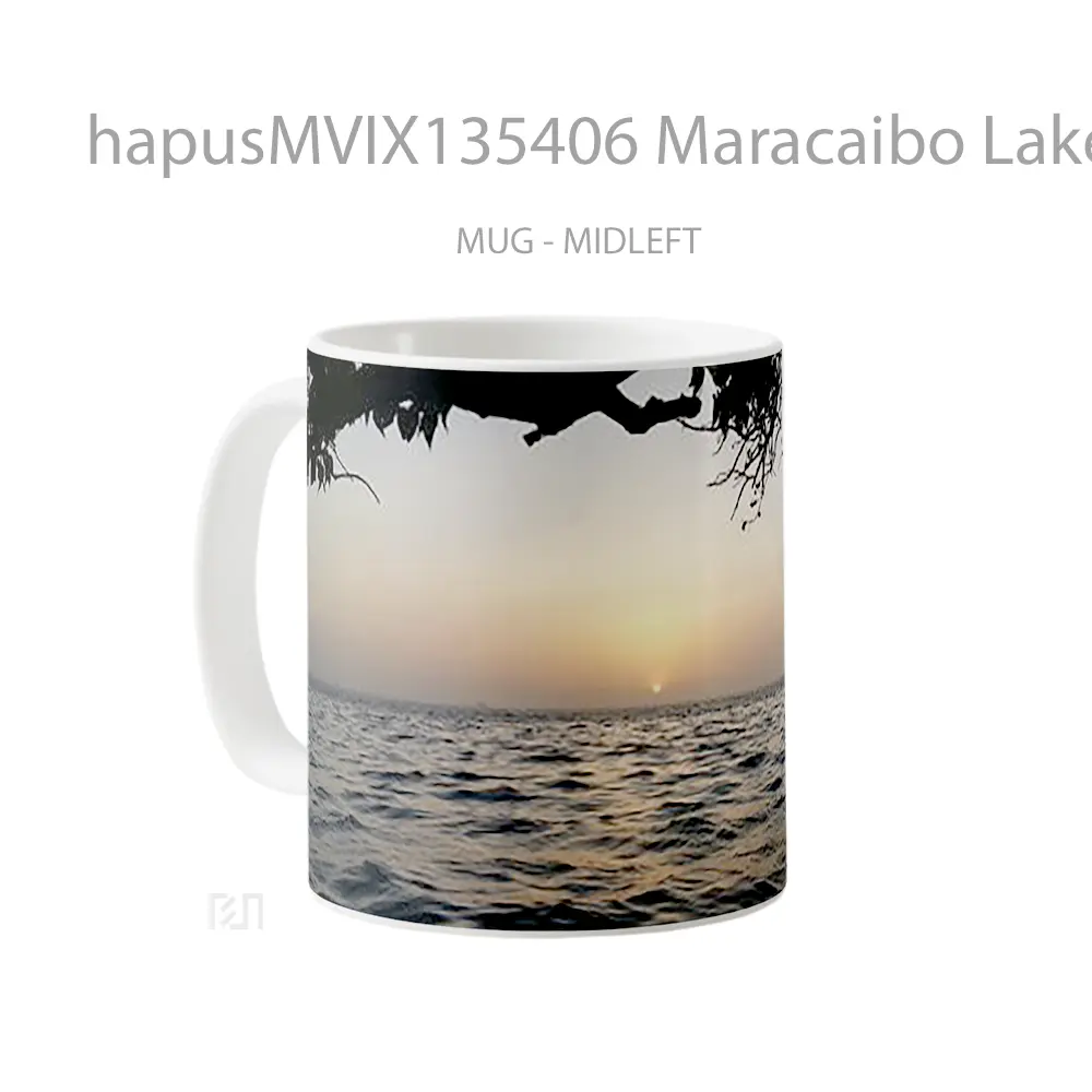Mug Maracaibo Lake Gelas Pemandangan Alam - All-side / Desain