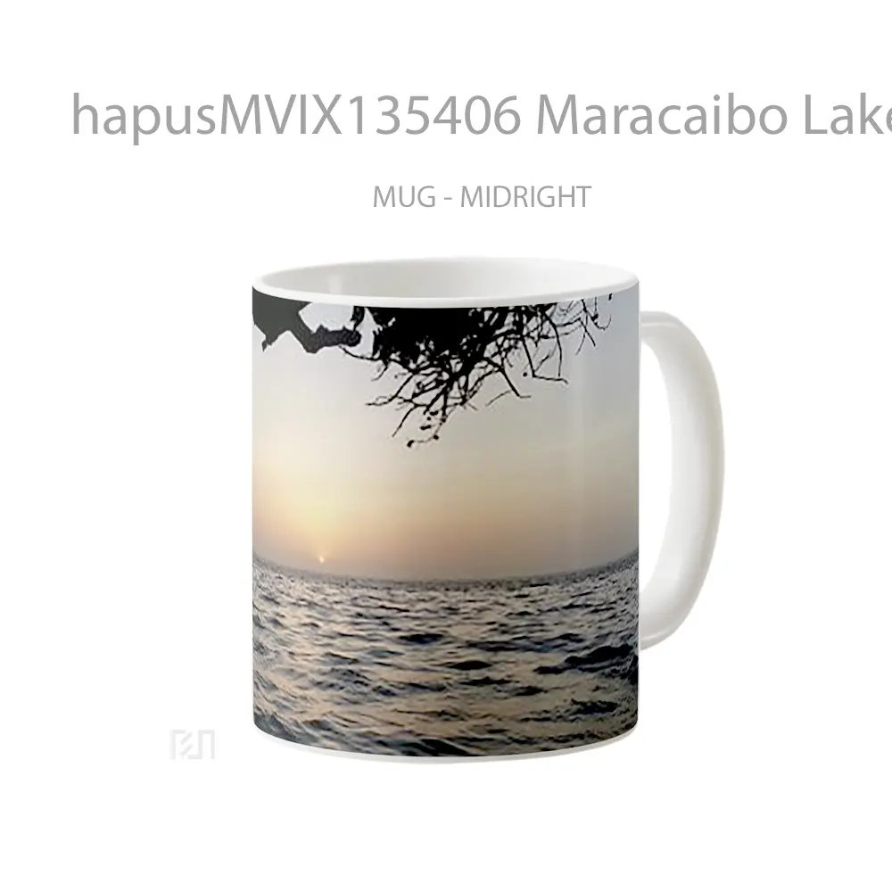 Mug Maracaibo Lake Gelas Pemandangan Alam - All-side / Desain