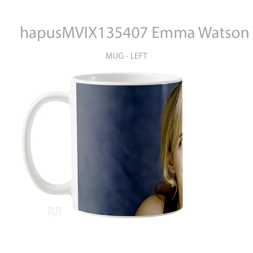 Mug Emma Watson V1 Gelas Selebriti - All-side / Desain