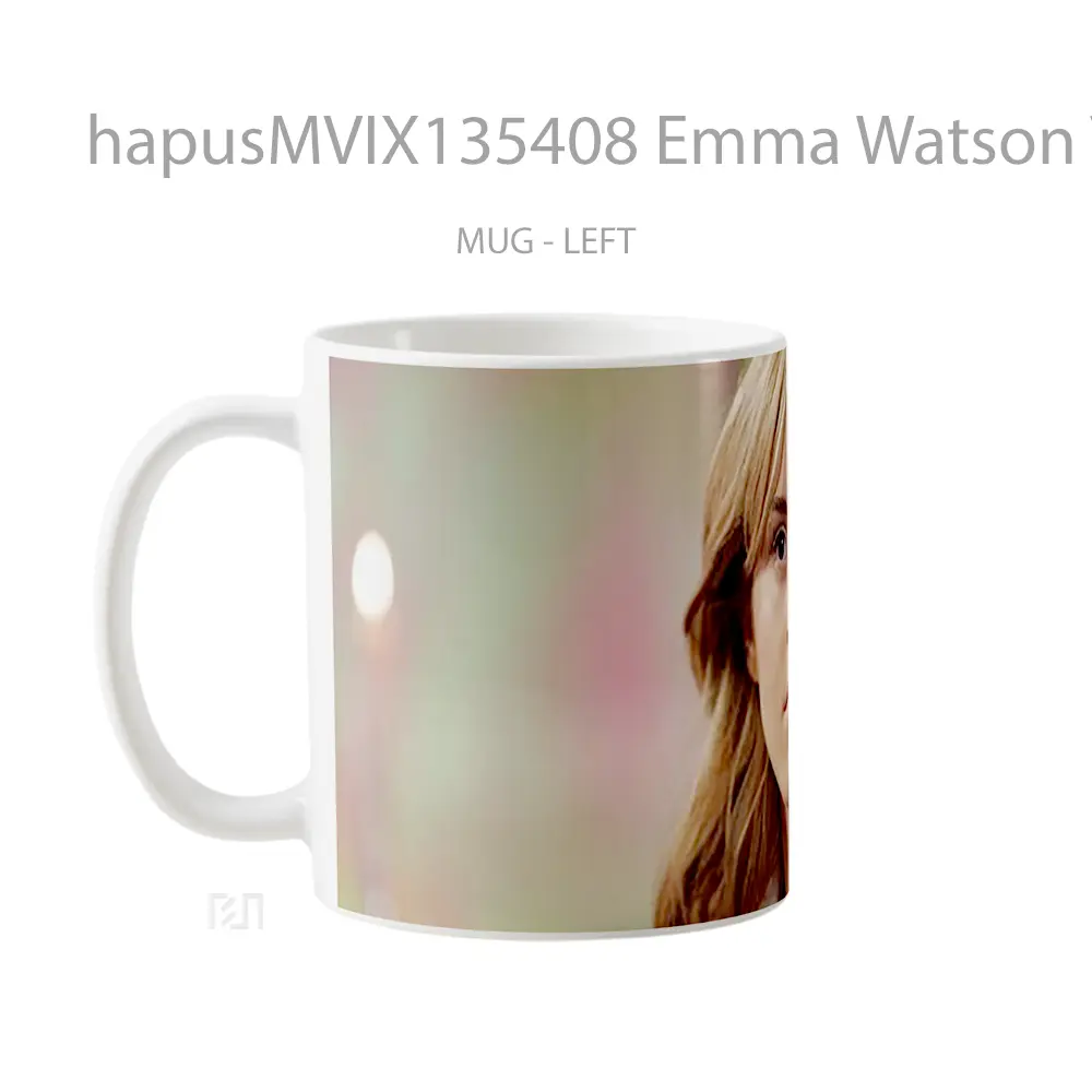 Mug Emma Watson V2 Gelas Selebriti - All-side / Desain