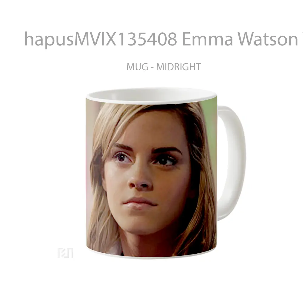 Mug Emma Watson V2 Gelas Selebriti - All-side / Desain