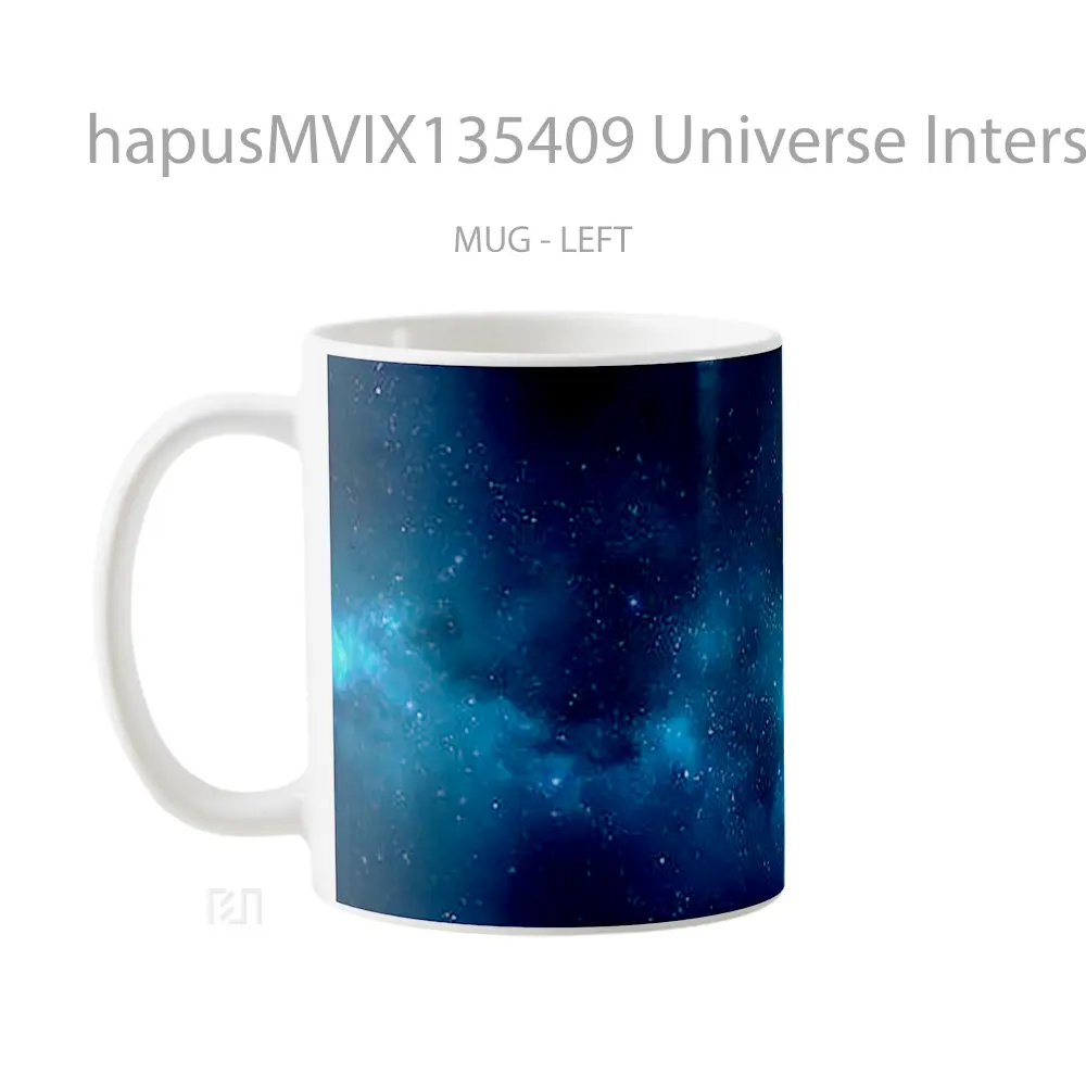 Mug Universe Interstellar Space V1 Gelas Astronomi - All-side / Desain