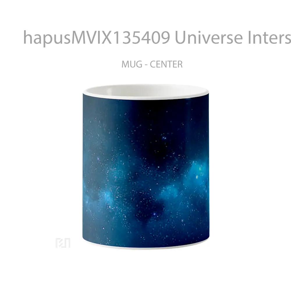 Mug Universe Interstellar Space V1 Gelas Astronomi