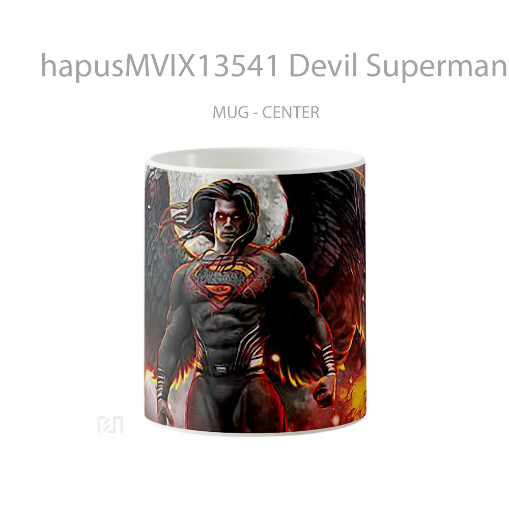 Mug Devil Superman Gelas Superhero