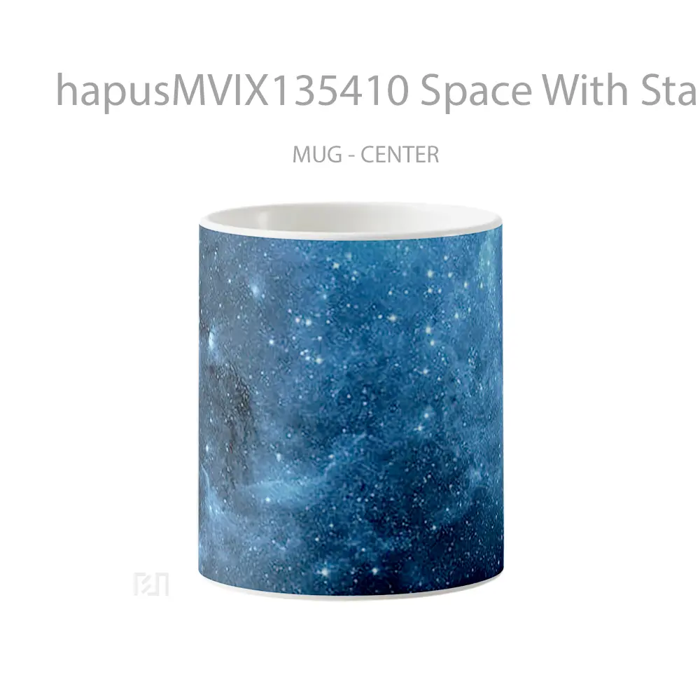 Mug Space With Stars Gelas Astronomi